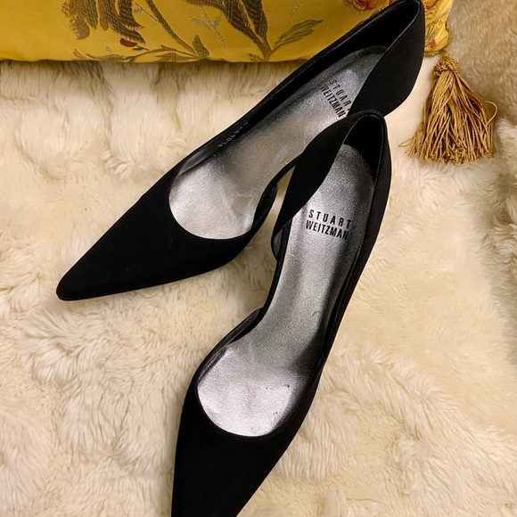🌸 STUART WEITZMAN BLACK HEELS - Picture 10 of 15